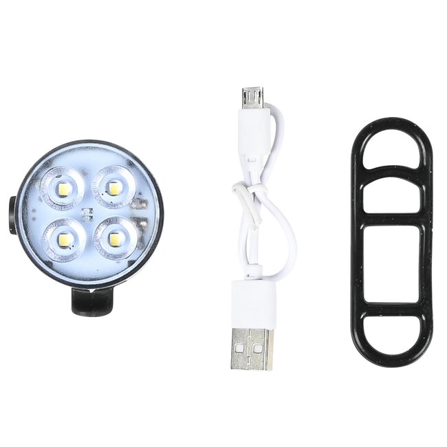 Benson Fietslamp - Helder Wit Licht - COB LEDs - USB Oplaadbaar - Lichtgewicht - Inclusief Clip