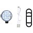 Benson Fietslamp - Helder Wit Licht - COB LEDs - USB Oplaadbaar - Lichtgewicht - Inclusief Clip
