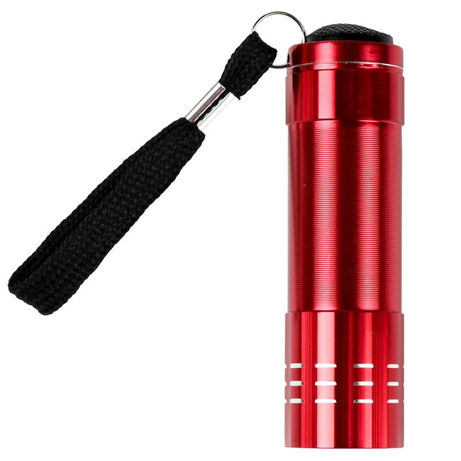 Hofftech Compacte zaklamp - krachtige verlichting - kleurenmix - aluminium - lichtgewicht