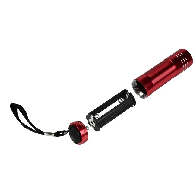 Hofftech Compacte zaklamp - krachtige verlichting - kleurenmix - aluminium - lichtgewicht