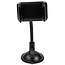 Benson Universele telefoonhouder - zuignap - handsfree - duurzaam ABS - compact - zwart - 6,5 x 24 cm