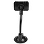 Benson Universele telefoonhouder - zuignap - handsfree - duurzaam ABS - compact - zwart - 6,5 x 24 cm