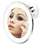 Benson LED make-up spiegel - 5x vergroting - heldere led-ring - sterke zuignap - wit - compact