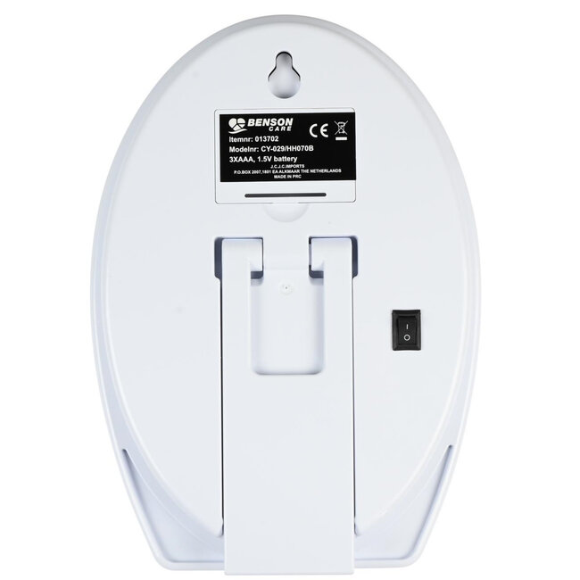 Benson Vergrotende make-up spiegel - 5x vergroting - Touch-schakelaar - Led-verlichting - Wit