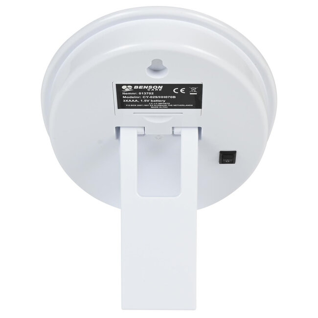 Benson Vergrotende make-up spiegel - 5x vergroting - Touch-schakelaar - Led-verlichting - Wit