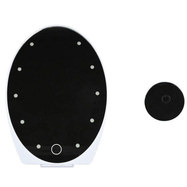 Benson Vergrotende make-up spiegel - 5x vergroting - Touch-schakelaar - Led-verlichting - Wit