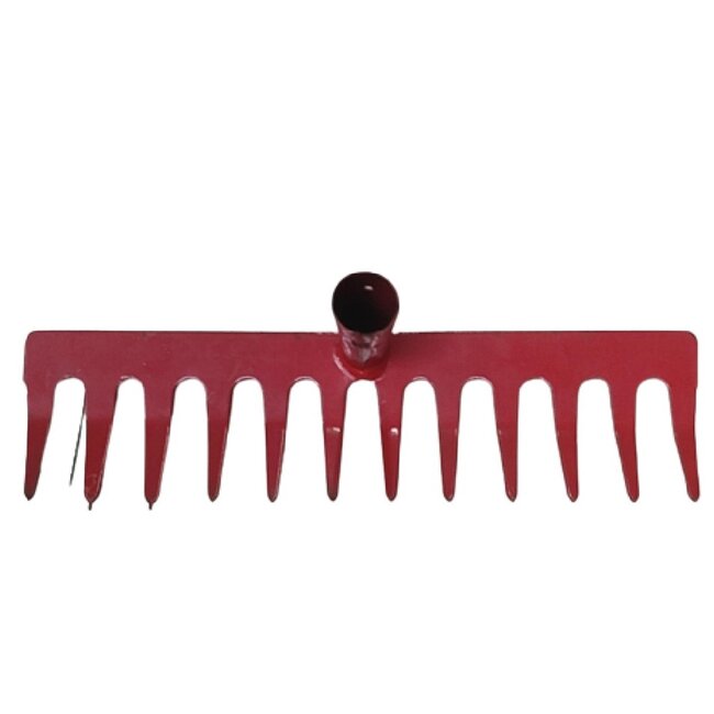 Benson Metaalhark - 12 tands - 30 cm - Rood - Efficiënt en duurzaam