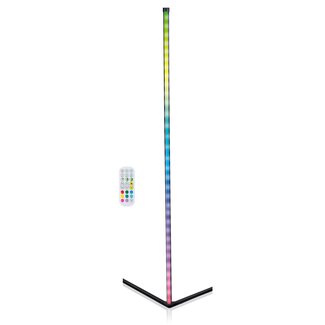 Benson Led hoeklamp - RGB verlichting - muziek sync - dimfunctie - 140 cm - luxe ontwerp