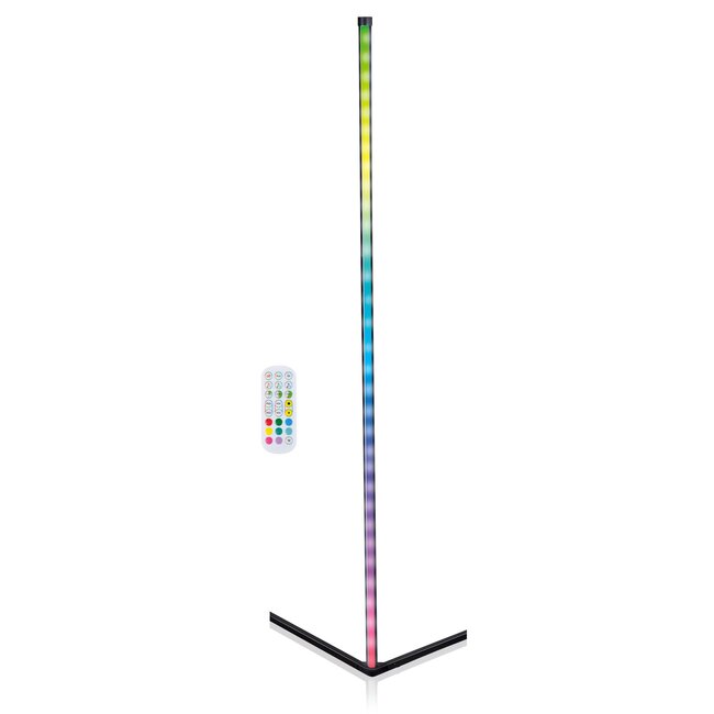 Benson Led hoeklamp - RGB verlichting - muziek sync - dimfunctie - 140 cm - luxe ontwerp