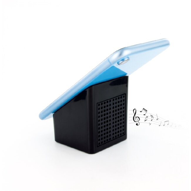 Benson Bluetooth luidspreker met telefoonhouder - 3W - 10m bereik - snelle laadtijd - compact - zwart