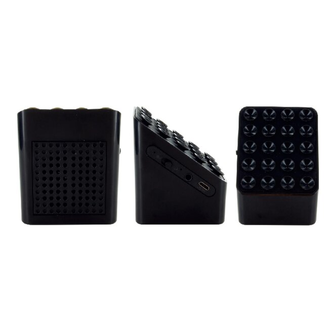 Benson Bluetooth luidspreker met telefoonhouder - 3W - 10m bereik - snelle laadtijd - compact - zwart