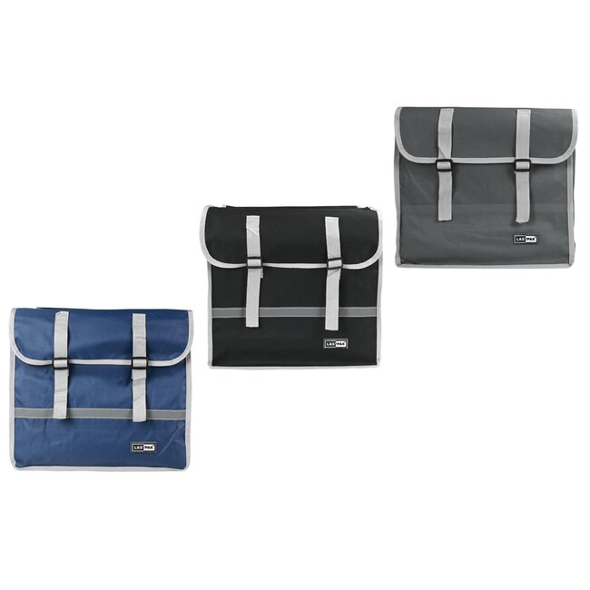 Lastpak Dubbele fietstas - waterafstotend - reflecterend - 24 liter - gemengde kleuren