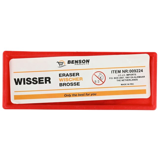 Benson Bordkrijtset - met wisser - kleurenmix - inclusief wit krijt