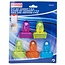 Benson Handige clip met zuignap - 5 stuks - meerkleurig - 5x4 cm