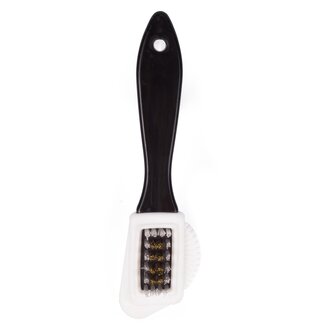 Benson Schoenborstel - Suède en nubuck - Staal en rubber - 20 cm - Multifunctioneel Benson Schoenborstel - Suède en nubuck - Staal en rubber - 20 cm - Multifunctioneel