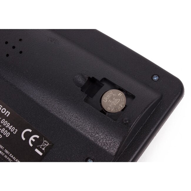 Benson Compacte rekenmachine - 8 cijfers - kunststof - zilver - 14x11 cm