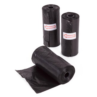 Benson Hondenpoepzakjes - Stevig plastic - Blauw - 3 x 15 stuks Benson Hondenpoepzakjes - Stevig plastic - Blauw - 3 x 15 stuks