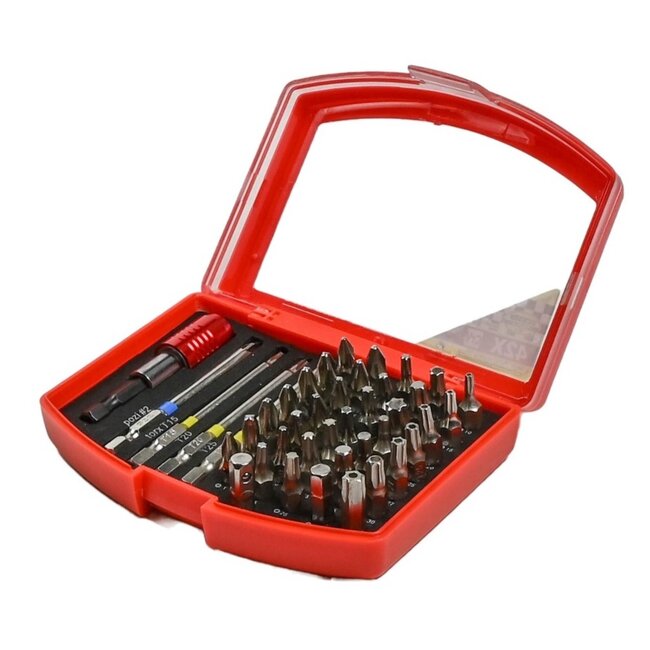 Benson 42-delige bitset - magnetische houder - chroom vanadium staal - inclusief opbergbox