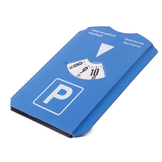 Benson Parkeerkaart en ijskrabber - alles-in-één - compact - weerbestendig - 15,5 x 12 cm
