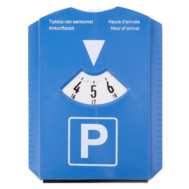 Benson Parkeerkaart en ijskrabber - alles-in-één - compact - weerbestendig - 15,5 x 12 cm