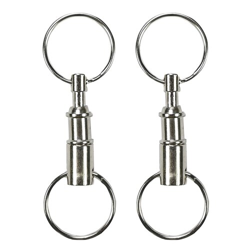 Benson Sleutelhanger - Metaal - Opsplitsbaar - 2 stuks Benson Sleutelhanger - Metaal - Opsplitsbaar - 2 stuks