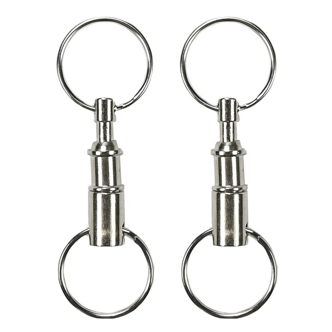 Benson Sleutelhanger - Metaal - Opsplitsbaar - 2 stuks