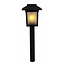 Benson Solar tuinlamp - fakkel design - flikkerend kaarseffect - 26 cm - zwart - per stuk