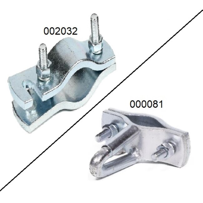 Benson Veiligheidskabel voor aanhanger - gegalvaniseerd staal - 1 meter - kunststof coating