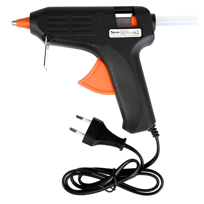 Benson Krachtig lijmpistool - 40 Watt - Inclusief 2 lijmpatronen - Ø 11 mm - Geschikt voor diverse materialen