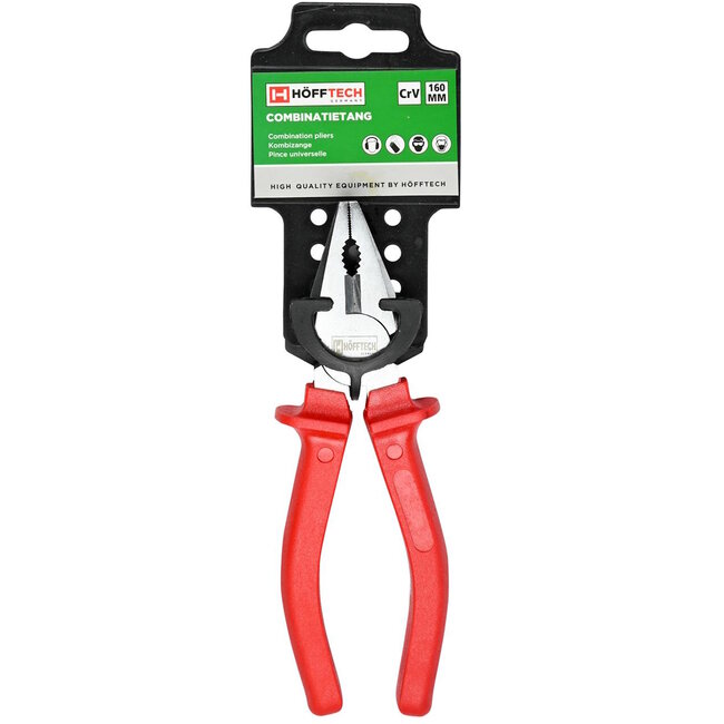 Hofftech Combinatietang - veelzijdig - 160 mm - duurzaam - gebruiksvriendelijk