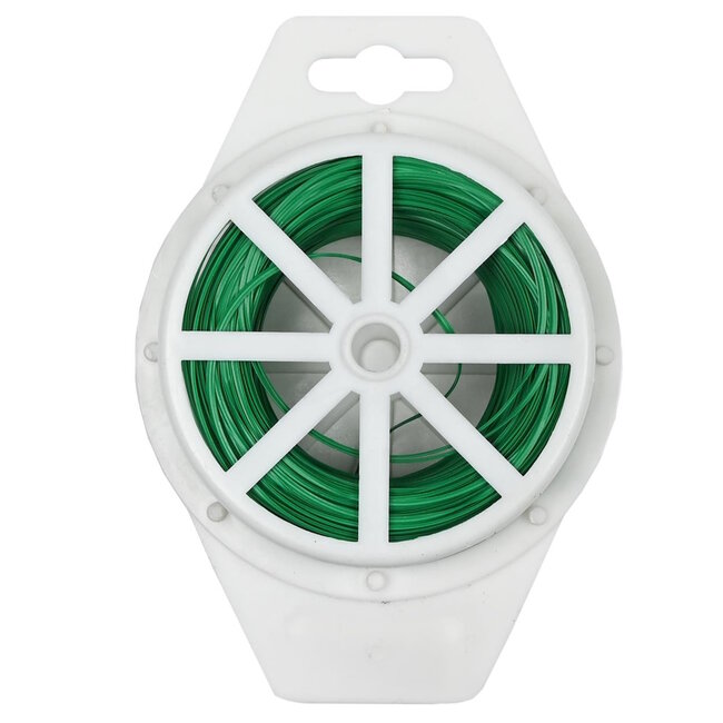 Benson Binddraad - 100 meter - groen - met afknipmesje - voor binnen en buiten