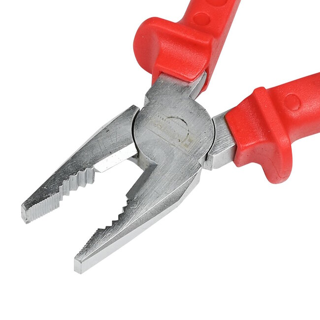 Benson Combinatietang - 180 mm - Staal - Rood