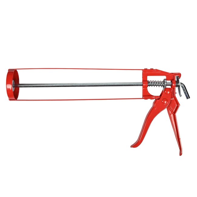 Benson Kitpistool - Ergonomisch - Staal en Aluminium - 310 ml - Voor Siliconen en Acryl