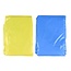 Benson Wegwerp regenponcho - Transparant - Muts - Set van 8 - Geel & Blauw