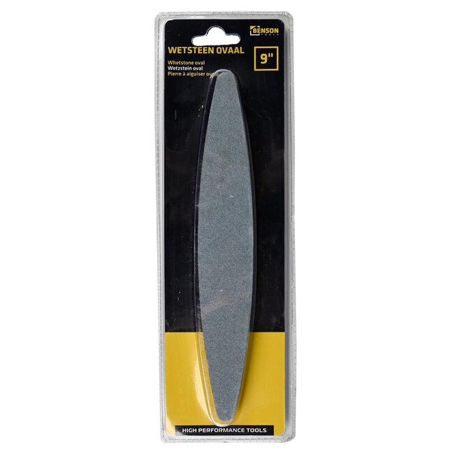 Benson Ovale slijpsteen - 225 mm - elektro-corund - veelzijdig gebruik