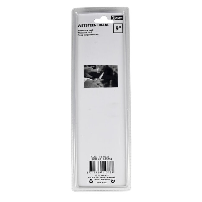 Benson Ovale slijpsteen - 225 mm - elektro-corund - veelzijdig gebruik