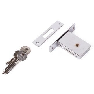 Benson Insteek penslot - Bijzetslot SKG - Vernikkeld staal - Inclusief accessoires - Extra beveiliging