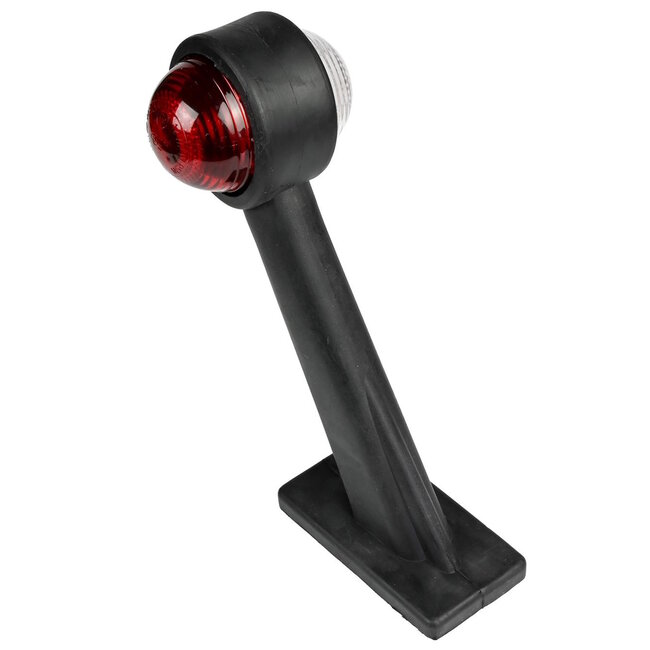 Benson Breedtelamp - Schuine Positie - 45 Graden - Rood en Wit - Buigbare Rubber Arm