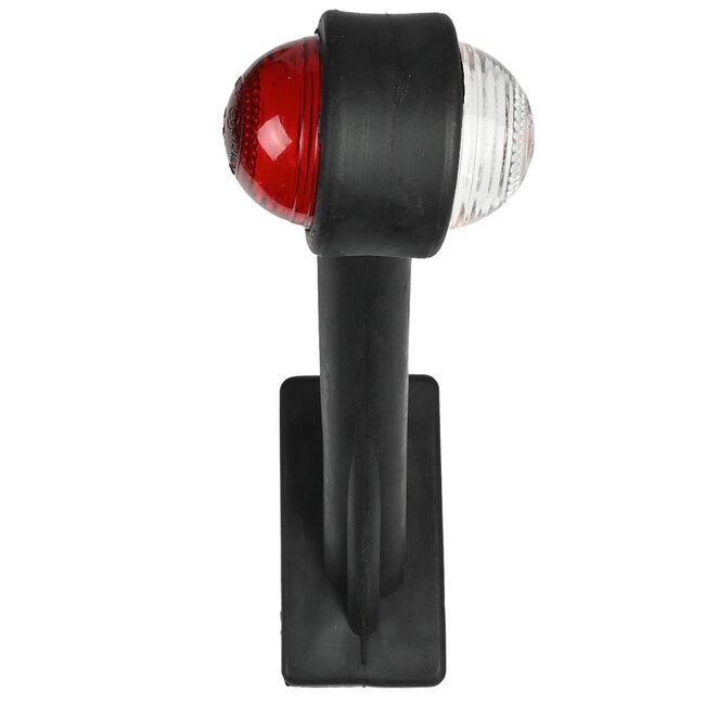 Benson Breedtelamp - Schuine Positie - 45 Graden - Rood en Wit - Buigbare Rubber Arm