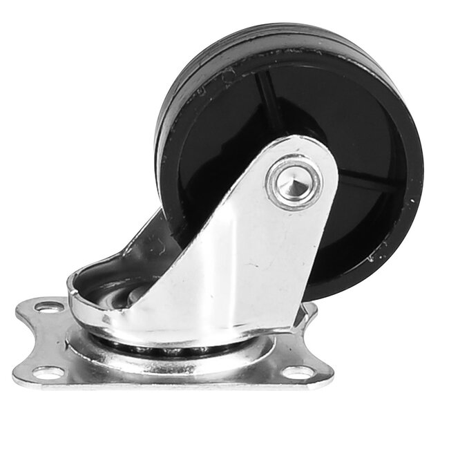 Benson Zwenkwielen - Ø 40 mm - Zwart - Max. belasting 25 kg - Set van 4