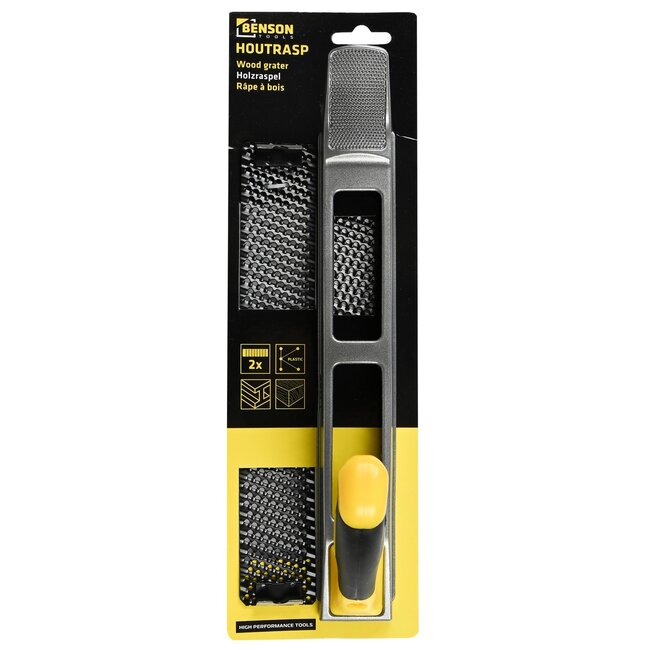 Benson Houtrasp - Inclusief Reserveblad - Ergonomisch - Antislip - 250 mm