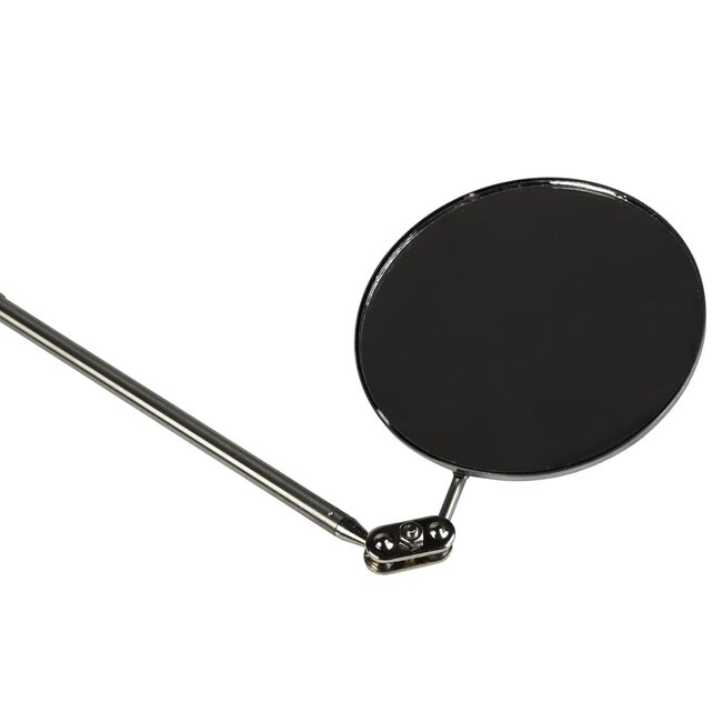 Benson Telescopische inspectiespiegel - Ø 85 mm - Dubbel kogelgewricht - Antislip handvat - Zilver