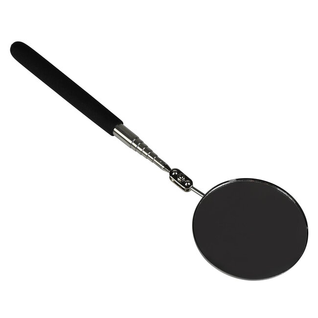 Benson Telescopische inspectiespiegel - Ø 85 mm - Dubbel kogelgewricht - Antislip handvat - Zilver