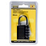 Stahlex Hangslot met cijfercode - stalen constructie - 80 mm - zwart