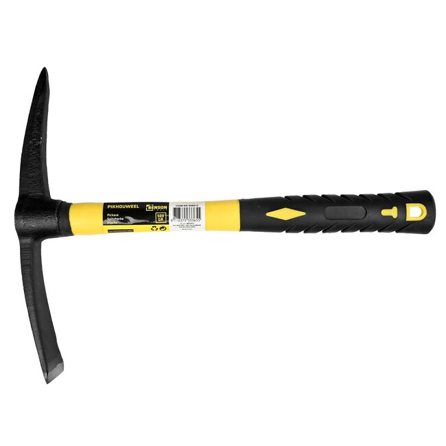 Benson Mini pikhouweel - glasvezel steel - gesmeed staal - antislip handgreep - 500 gram