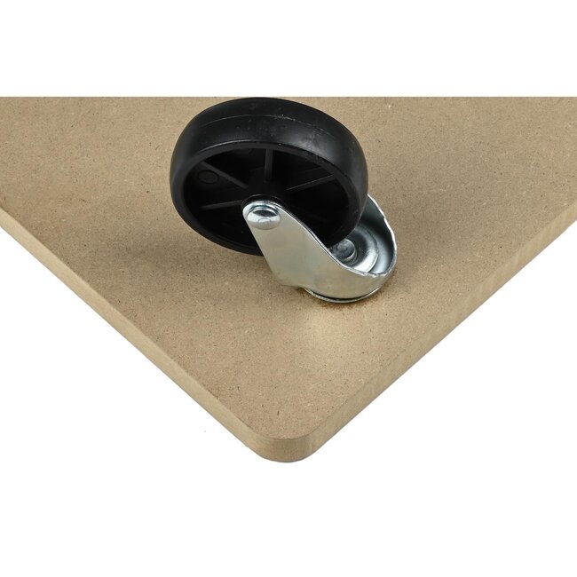 Benson Transport trolley - anti-slip - 200 kg draaggewicht - 58x30 cm - 4 zwenkwielen