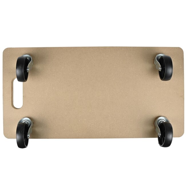 Benson Transport trolley - anti-slip - 200 kg draaggewicht - 58x30 cm - 4 zwenkwielen