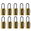 Tri-Circle Hangslot Set - met Cijfercode - Codeslot - 20 mm - 10 stuks Tri-Circle Hangslot Set - met Cijfercode - Codeslot - 20 mm - 10 stuks