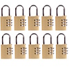 Tri-Circle Hangslot Set met Cijfercode - Codeslot - 30 mm - 10 stuks Tri-Circle Hangslot Set met Cijfercode - Codeslot - 30 mm - 10 stuks