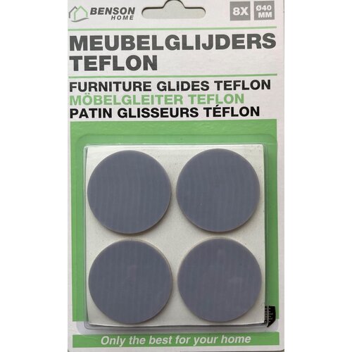 Benson Anti Krasvilt Rubber - 8 x Ø 40 mm - 8 stuks Benson Anti Krasvilt Rubber - 8 x Ø 40 mm - 8 stuks